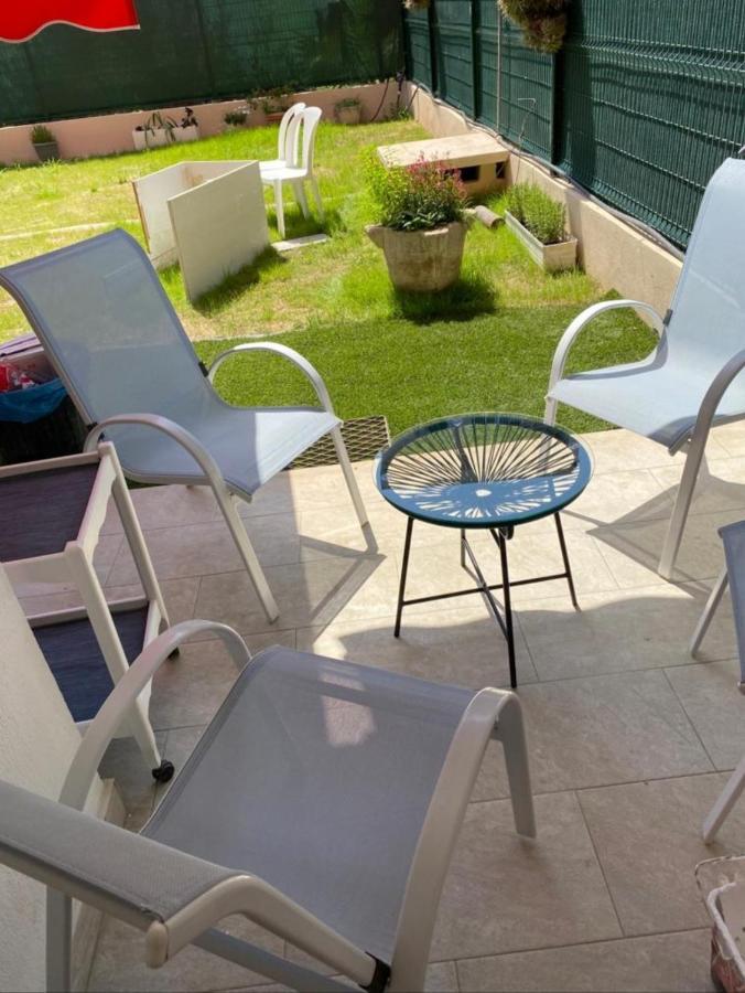 Superbe Rez De Jardin Dans Residence Au Calme Nice Ngoại thất bức ảnh