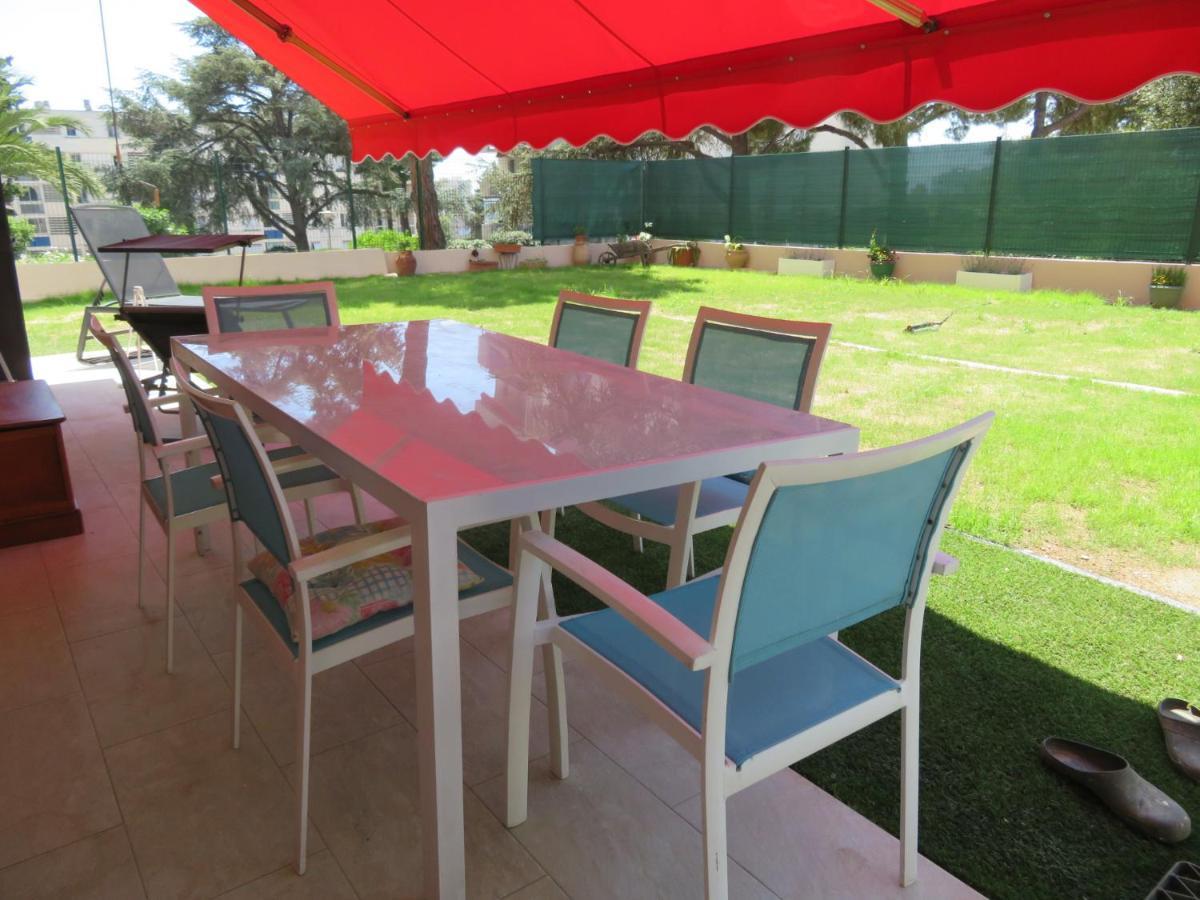 Superbe Rez De Jardin Dans Residence Au Calme Nice Ngoại thất bức ảnh