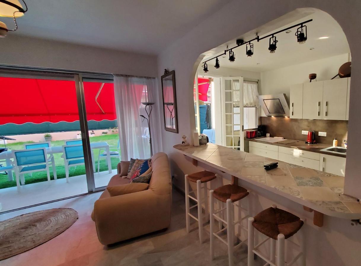 Superbe Rez De Jardin Dans Residence Au Calme Nice Ngoại thất bức ảnh