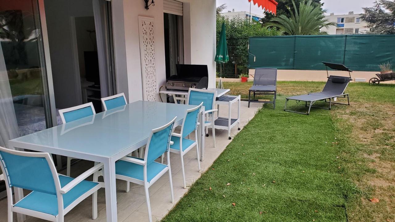 Superbe Rez De Jardin Dans Residence Au Calme Nice Ngoại thất bức ảnh