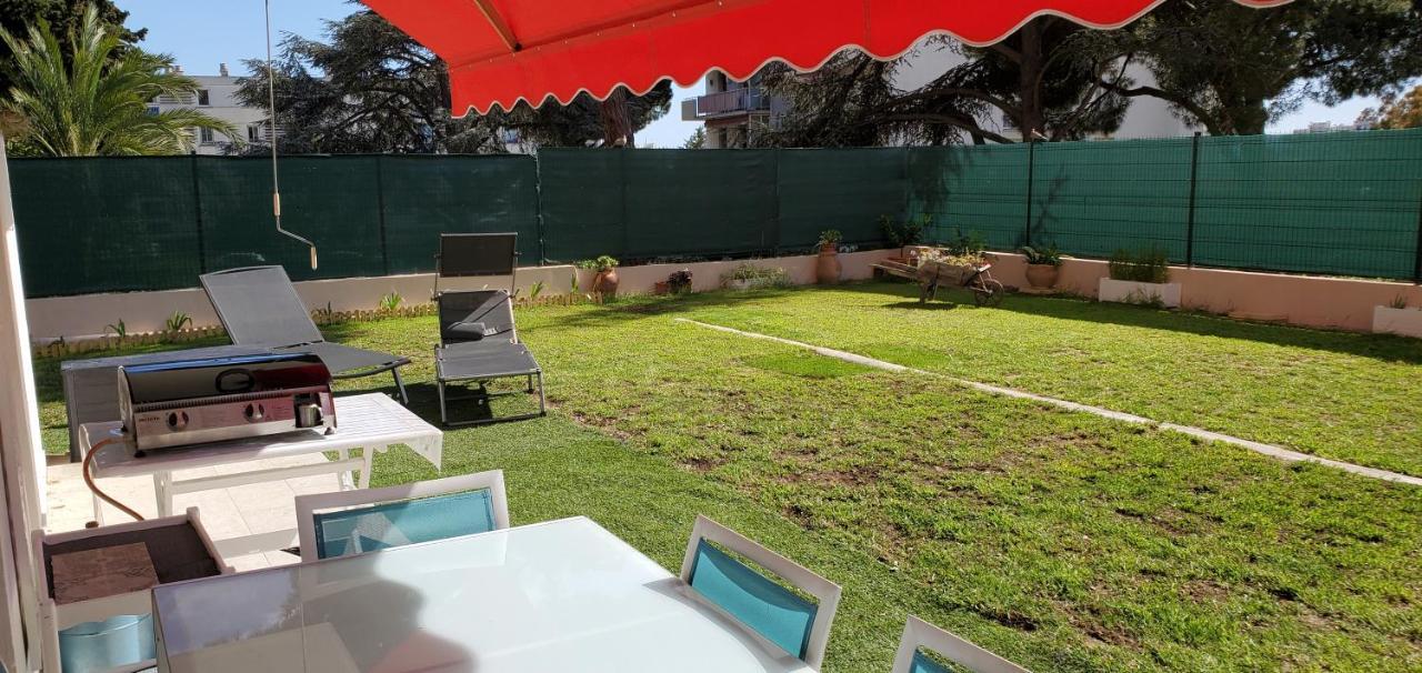 Superbe Rez De Jardin Dans Residence Au Calme Nice Ngoại thất bức ảnh