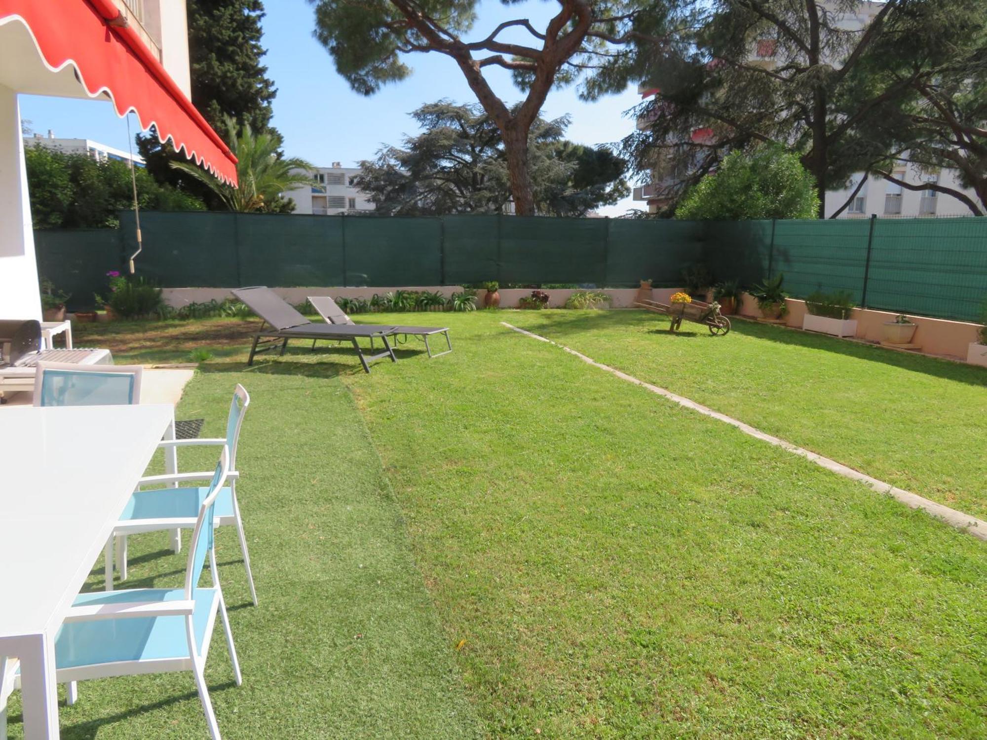 Superbe Rez De Jardin Dans Residence Au Calme Nice Ngoại thất bức ảnh